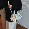 Bolsa de Mão Estilosa da Moda Tipo Balde Feminina 2026 Primavera Verão Nova Chegada Nicho Bolsa de Ombro de Couro Macio Moda Plissada Bolsa Transversal