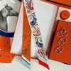 Cinta de Twill de Seda Versátil Decorativa Estilo Coreano Nueva con Estampado de Leopardo y Anacardos para Envolver Bolsas, Bufanda de Seda, Pañuelo Pequeño para el Cuello