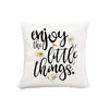 Funda de Almohada de Tela con Margaritas Estilo Transfronterizo, Funda de Cojín Decorativa Acogedora para el Hogar, Cojín de Estilo Pastoral para Sala de Estar y Dormitorio, Soporte Lumbar