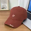 Nueva Gorra de Béisbol de Moda con Bordado de Letras de Marca y Visera Dura para Mujer, Estilo Coreano Casual de Moda Versátil Protector Solar para Hombre, Protección Solar