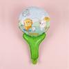 Balão Palito de Mão Balão Feliz Aniversário Barraca Infantil Multi-estilo Arranjo Decoração Adereços Balão de Filme de Alumínio
