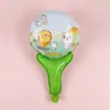 Balão Palito de Mão Balão Feliz Aniversário Barraca Infantil Multi-estilo Arranjo Decoração Adereços Balão de Filme de Alumínio