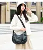 Bolsa pequeña de nailon impermeable y ligera para mujer, nueva bolsa grande para mamás, bolso de hombro/cruzado moderno y versátil