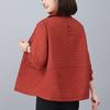 Casaco Curto Feminino Primavera e Outono 2024 Novo para Mãe Primavera Solto plus size Jaqueta Lar Estilosa Casual Top