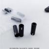 Fivela de Corda para Boné Fivela de Corda Cilíndrica Reta Sino de Liga de Zinco Três Cores Vermelho Branco Azul Sino de Metal Preto Fivela de Suspensão