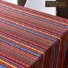 Yunnan Estilo Estilo Étnico Tecido Lijiang Estilo Étnico Cortina Decoração Toalha de Mesa Linho Tecido Sofá Capa Travesseiro