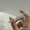 Pulsera de Cristal de Explosión con Degradado Negro y Morado Estrella Más Vendida para Mujer Pulsera Colgante Galaxia Nicho Mejor Amiga Regalo Dulce y Genial