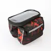 Bolsa de Selim Camuflada para Mountain Bike Bolsa para Guidão de Bicicleta com Marcador de Quilometragem Bolsa para Celular Acessórios de Equipamento para Ciclismo