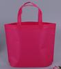Bolsas de costura al por mayor no tejidas, bolsas de tela lisa en stock, LOGO impreso en película, promocionales para llevar, portátiles, bolsas publicitarias