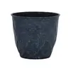 Fornecimento Direto da Fábrica Redondo Losango Retrô Simples de Chão Grande Vaso de Plástico para Plantio de Coluna Pothos Imitação de Pedra Atacado
