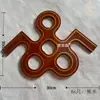 Nueva Flor de Esquina de Techo Estilo Chino Líneas de Madera de Bambú Forma de 7 L Líneas Planas Decoración Sala de Estar Pasillo Líneas de Techo Líneas Decorativas de Techo