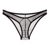 Ye Zimei cueca sexy uma geração de homens fio dental ultra fino transparente gaze perspectiva sexy T calças 4136