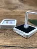 Caja de Piedra Transparente, Caja de Plástico Acrílico para Piedras Preciosas, Caja de Exhibición y Almacenamiento de Joyería, Caja de Piedra de Color para Interfaz, Caja de Diamantes Sueltos para Interfaz