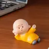 Figuras Criativas Fofas de Monges Pequenos Travessos para Casa, Templo, Decorações de Mesa de Centro Estilo Zen, Presentes para Carro, Atacado