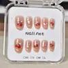 Uñas Portátiles en Caja Transparente al por Mayor para Tiendas Físicas, Parches para Uñas Artísticas, Pegatinas de Uñas Terminadas, Uñas Postizas Removibles