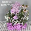 Novos Adereços de Casamento: Suporte de Arranjo de Flores em Ferro Forjado, Suporte de Flores Pequeno em Forma de Cintura, Decoração de Flores para Mesa de Casamento, Coluna de Flores Geométrica