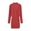 Estilo Deseo Puro Vestido sin Mangas de Cuello Plegado Falda Corta Cardigan Ultra Corto de Manga Larga para Mujer Conjunto de Dos Piezas Falda de Cadera