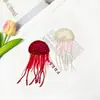 Al por mayor Transfronterizo Medusas de Abalorios Hechas a Mano Parches de Tela Estilo Ins Europeo y Americano para Chaquetas y Bolsos Accesorios al por Mayor