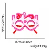 Gafas Decorativas para el Día de San Valentín 2027 Festival Qixi Disfraz de Fiesta Accesorios Divertidos para Fotos Corazón Mascotas Lindas Gato Perro Monturas de Gafas