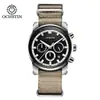 Ochstin Novo Relógio Masculino de Quartzo Fashion em Nylon À Prova d'Água Luminoso com Calendário Display Automático