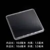 Caixa de Armazenamento Quadrada de Acrílico Transparente Sem Arranhões Caixa de Proteção para Coleção de Moedas de Ouro Moedas de Prata Selos 20/30/40mm