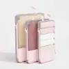 Bolsa de almacenamiento para viajes, bolsa de almacenamiento compresible, gran capacidad, impermeable y transpirable, bolsa de almacenamiento de ropa portátil para viajes de negocios, transfronteriza