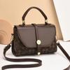 Bolsas Europeias e Americanas Bolsa Transversal para Mulheres 2025 Nova Bolsa Retrô de Ombro Único Estampada Pequena Bolsa Quadrada de Luxo Leve Bolsa Feminina Transfronteiriça