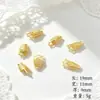 Accesorios de joyería de aleación que conservan el color método antiguo oro de arena dos vidas felices buena suerte cuentas espaciadoras cuerda de tejido DIY cadena de ensartar cuentas accesorios pequeños hechos a mano