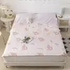 2026 Nueva Sábana Bajera de Algodón Puro con Dibujos Animados para Niños Cubierta de Cama para Dormitorio de Estudiantes Cubierta de Colchón para Guardería Cubierta de Cama para Bebé Funda Protectora