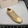 1:1 Etiqueta Original y Caja Original Zapatillas de Cuero Genuino Estilo Británico para Hombre, Zapatos Casuales de Moda para Hombre, Zapatillas Bajas con Cordones para Hombre