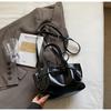 Bolso Cubo de Alta Gama Plegado Transfronterizo para Mujer, Moda Nueva Primavera 2026 Bolso de Hombro con Lazo Bolso Cruzado