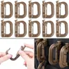 4 Piezas Hebilla Giratoria D Hebilla Ajustable de 8 Segmentos Mochila Hebilla en Forma de D Accesorios para Bolsa de Cincha Accesorios para Bolsa Exterior