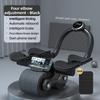 Rueda de fitness abdominal con rebote automático, rueda de rodillo abdominal, soporte para codos, equipo de fitness para el hogar para mujeres con vientre delgado, equipo para hombres