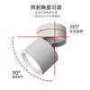 Foco de superficie plegable para pasillo, LED de pequeña altura, giratorio, con ángulo ajustable y sin foco auxiliar, lámpara de techo COB