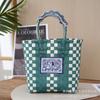 Bolsa de Elefante Estilo Tailandés, Bolsa Tejida Hecha a Mano, Cesta de Verduras, Bolso de Mano para Mujer, Bolsa para Lonchera de Souvenir
