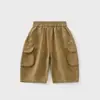 Pantalones Cortos DUUDUU para Niños 2026 Pantalones Cortos para Niños Pantalones Cargo Elásticos para Bebés Niñas Pantalones Casuales Finos para Exteriores para Niños Pequeños