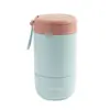 Taza de sopa de acero inoxidable 304, aislada, portátil, sellada para estudiantes, desayuno con palillos, taza con cuchara, mini frasco de sopa, lonchera de doble capa
