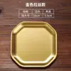 304 Coreano estilo Aço Inoxidável Dourado Prato de Sobremesa Cuspindo Osso Prato Quadrado Prato de Lanche Pratos Frios Pratos de Picles Criativos