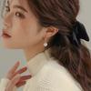 Aretes, Elegantes, Simples, Aretes de Perlas de Alto Brillo, Versátiles para el Desplazamiento Diario, Aretes Desmontables, Forma Redonda