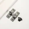 Trava Anti-Furto para Porta de Correr de Porta e Janela, Fechadura de Porta de Correr, Trava de Porta Plana em Ângulo Reto, Trava de Porta de Liga Sem Furo, Porta de Madeira Residencial