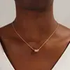 Colar Tendência Estrela de Davi Europeu e Americano Amazon Pequeno Simples Colar de Contas Ornamentação de Feriado Fashion Presente para Mulheres