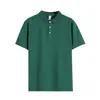 Camisa Polo Ropa de Trabajo Camiseta con Logo Impreso de Manga Corta DIY Algodón Puro Ropa de Trabajo Hecho a Medida Retro Japonés Marca de Moda