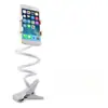 Soporte Flexible para Teléfono de Brazo Largo Perezoso, Pinza para Escritorio de Mesita de Noche para Ver Videos