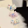 Gancho Lindo ~ Pasador de Perro Cuadros Lindo Coreano Pasador Lateral para Flequillo Femenino Pasador Tocado Pinza de Pato