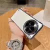 Funda Adecuada para Teléfono Móvil Vivox300Pro con Película para Lente Incorporada S30 Paquete Medio Marco Electroplateado Transparente Sin Marco Anti-Caídas Duro
