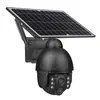 Cámara Solar 4G Exterior 360 grados PTZ Red Visión Nocturna Teléfono Móvil Remoto Hogar Inalámbrico Monitor