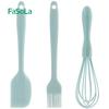 Fasola Conjunto de Ferramentas de Silicone para Assar Grau Alimentício Resistente a Altas Temperaturas Raspador Pincel de Óleo Batedor de Ovos Pegador de Alimentos Pá