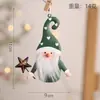 Arte de Hierro de Amazon Papá Noel Muñeco de Nieve Adornos Colgantes de Metal Accesorios de Sobre Navideño Decoraciones para Árbol de Navidad
