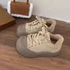 Nuevos Zapatos Infantiles Estilo Coreano Otoño e Invierno 2025 Zapatos Casuales Retro Infantiles Zapatillas de Algodón con Forro de Felpa para Niñas