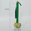 Folha de bambu seda e cetim martelo de saúde martelo de grama moxa pacote de material DIY massagem wuzi martelo de moxabustão bastão de palmas batidas meridiano